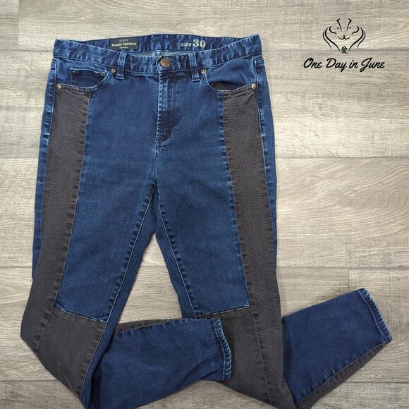 J.Crew Mid Rise Toothpick Jeans Size 30 (10) - Picture 1 of 6